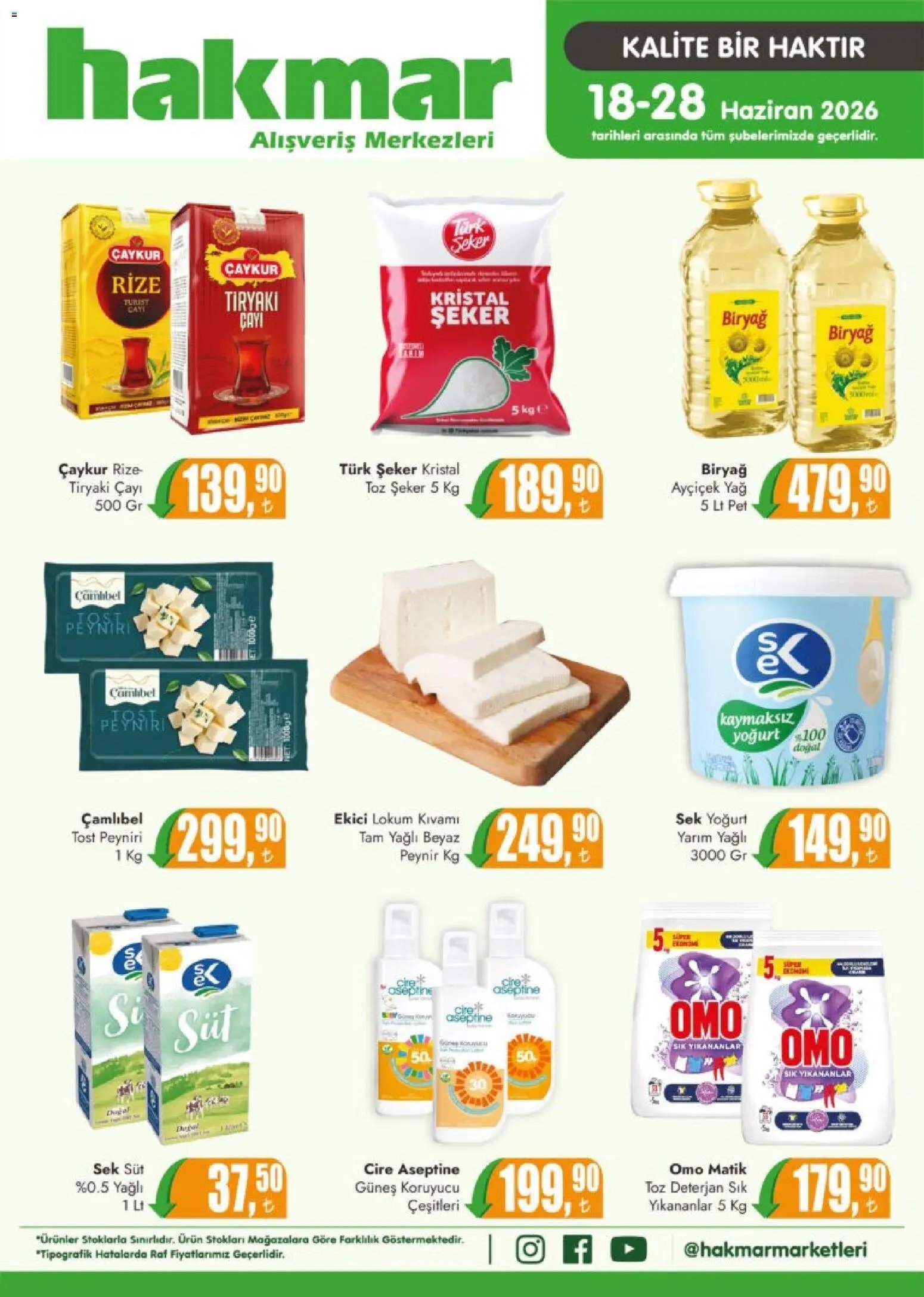 Hakmar tarihli katalog 18 0606 2026 Hakmar Katalog