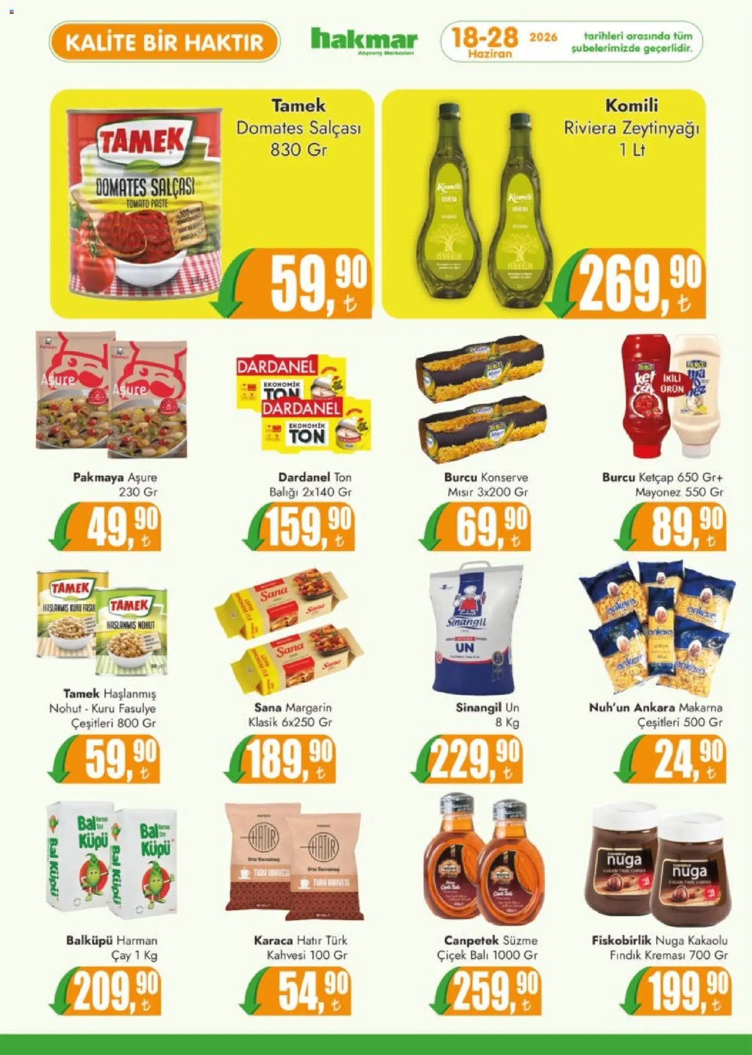 Hakmar tarihli katalog 18 0606 2026 Hakmar Katalog