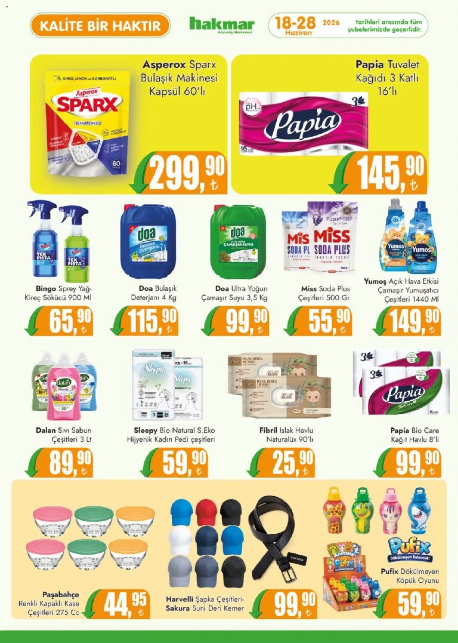 Hakmar tarihli katalog 18 0606 2026 Hakmar Katalog