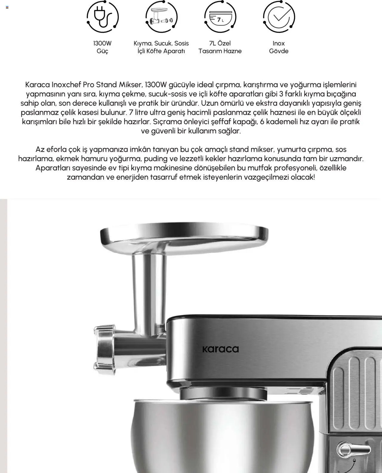 Karaca tarihli katalog 04 0909 2025 Küçük Ev Aletleri 