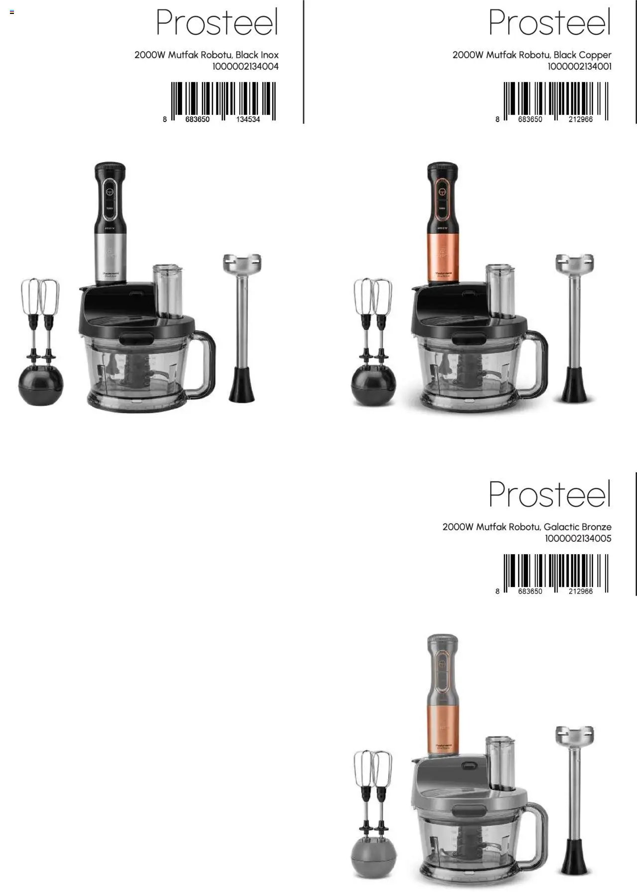 Karaca tarihli katalog 04 0909 2025 Küçük Ev Aletleri 