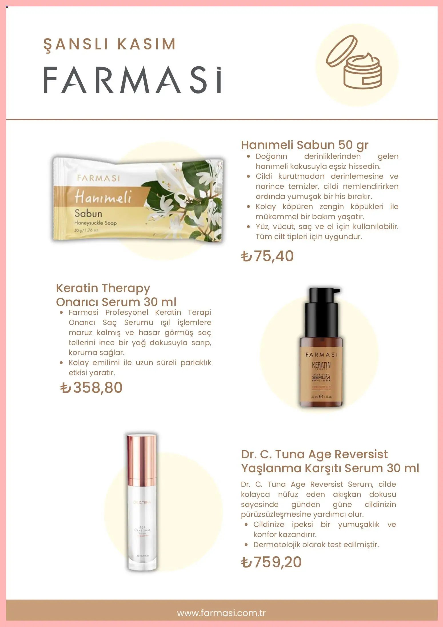 Farmasi tarihli katalog 24 1111 2025 Black Friday