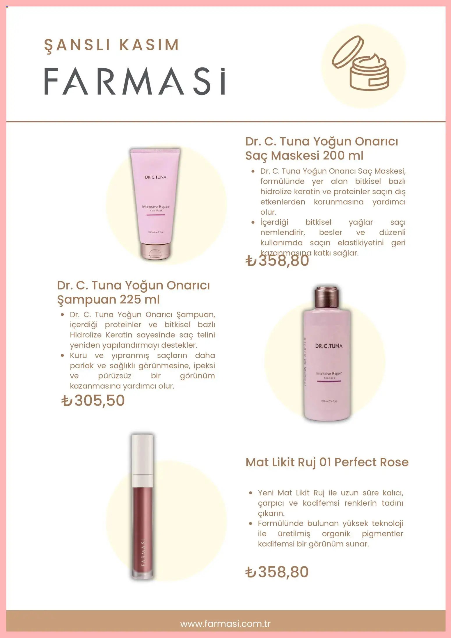 Farmasi tarihli katalog 24 1111 2025 Black Friday