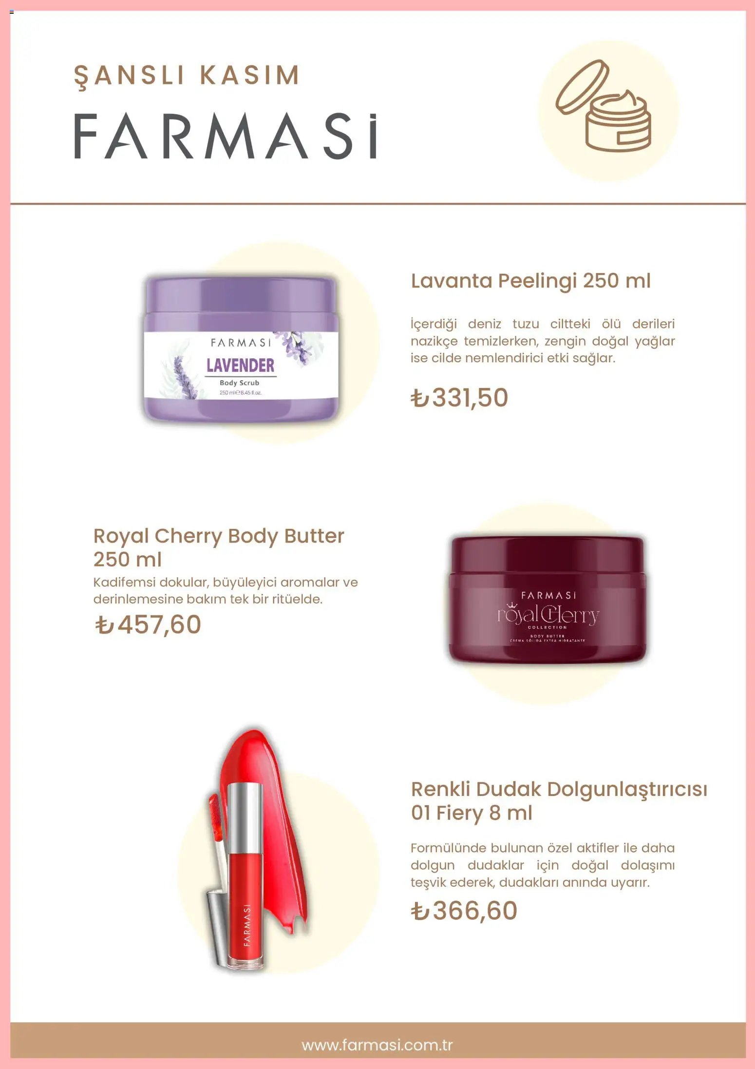 Farmasi tarihli katalog 24 1111 2025 Black Friday