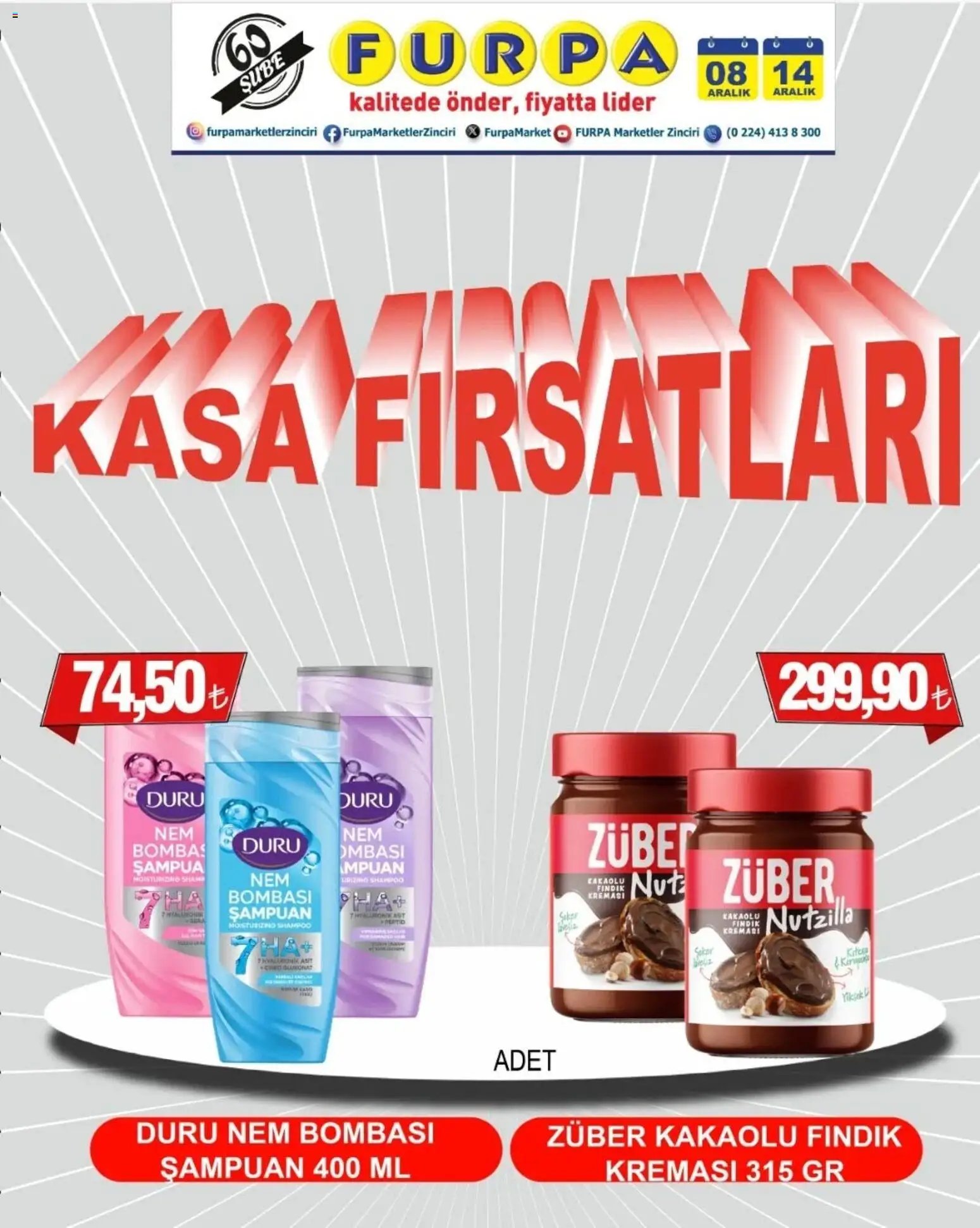 Furpa tarihli katalog 08 1212 2025 Kasa Fırsatları