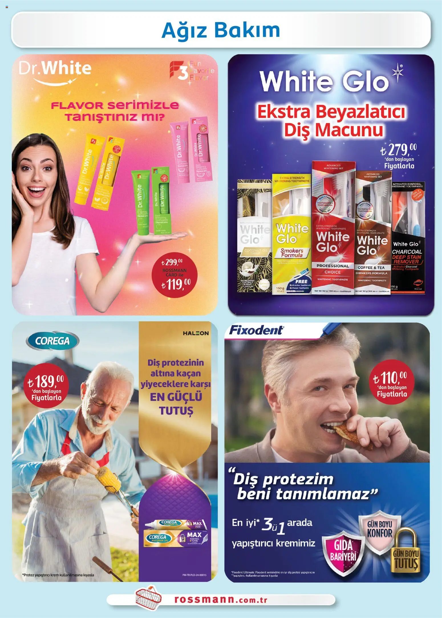 Rossmann tarihli katalog 30 1010 2025 Ağız Bakım Festivali Kataloğu