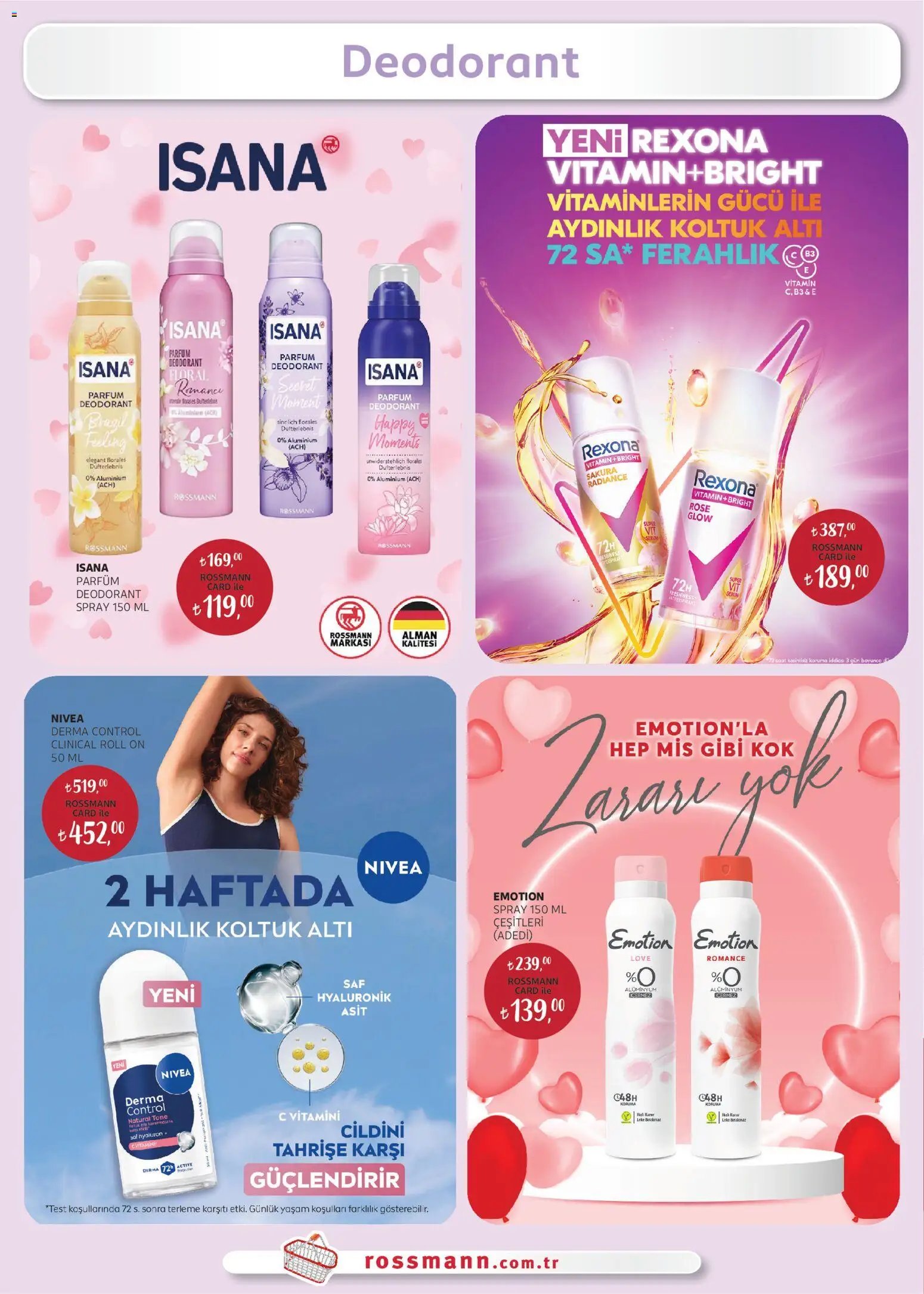 Rossmann tarihli katalog 02 0202 2026 Şubat Kişisel Bakım Kataloğu