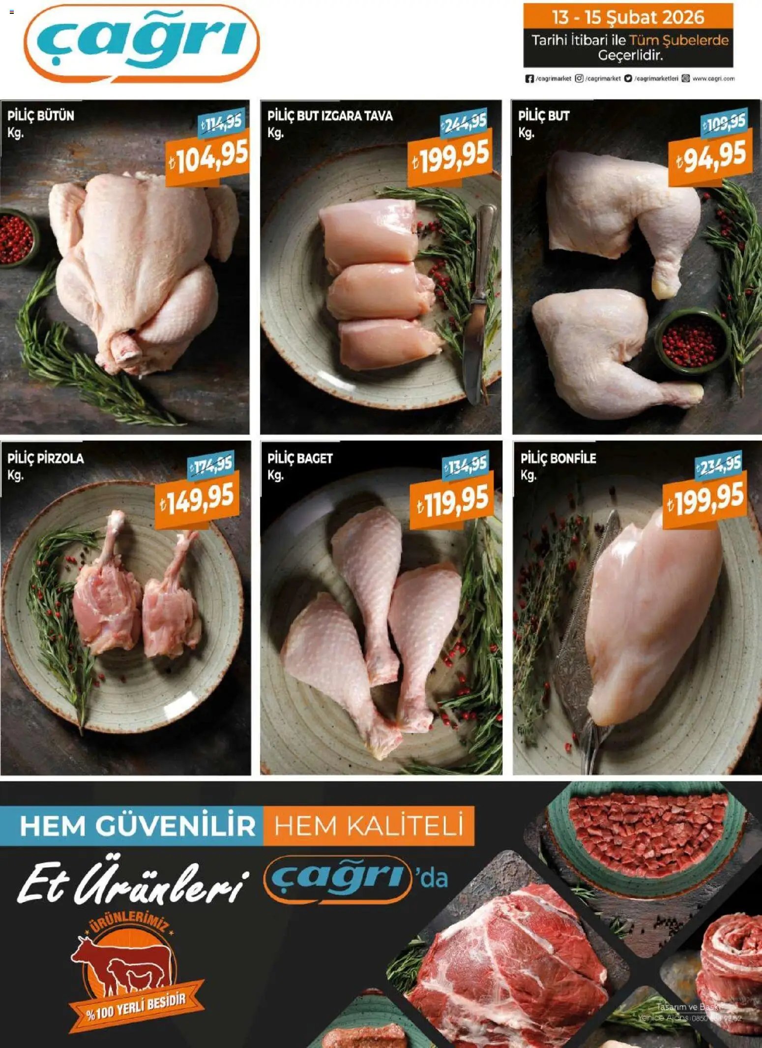 Çağrı Market tarihli katalog 13 0202 2026 Piliç Katalog
