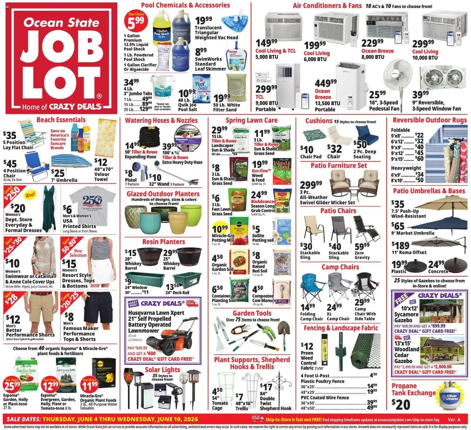 Ocean State Job Lot offer from 06/04/2026 Ocean State Job Lot Weekly Ad