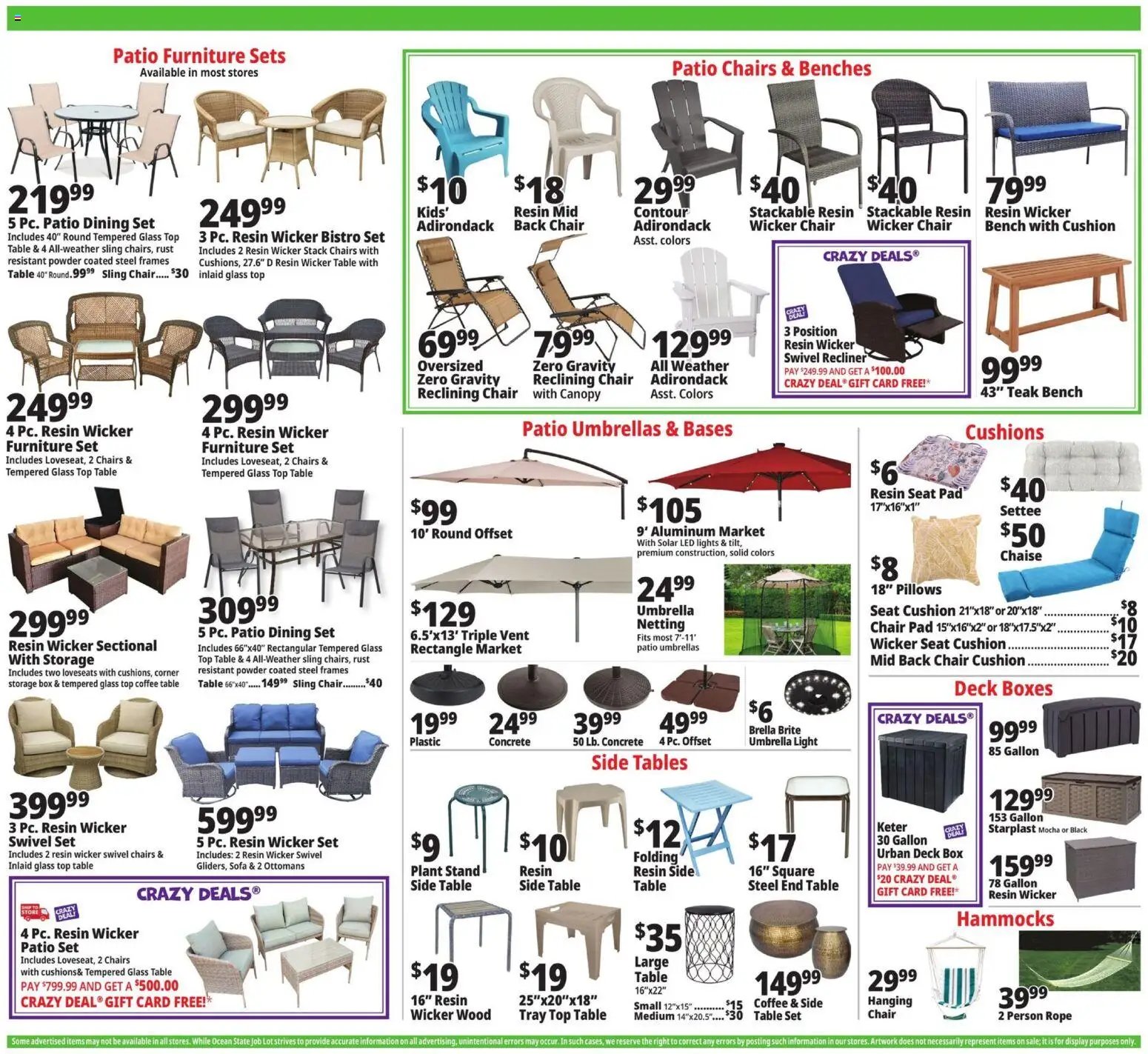 Ocean State Job Lot offer from 06/04/2026 Ocean State Job Lot Weekly Ad