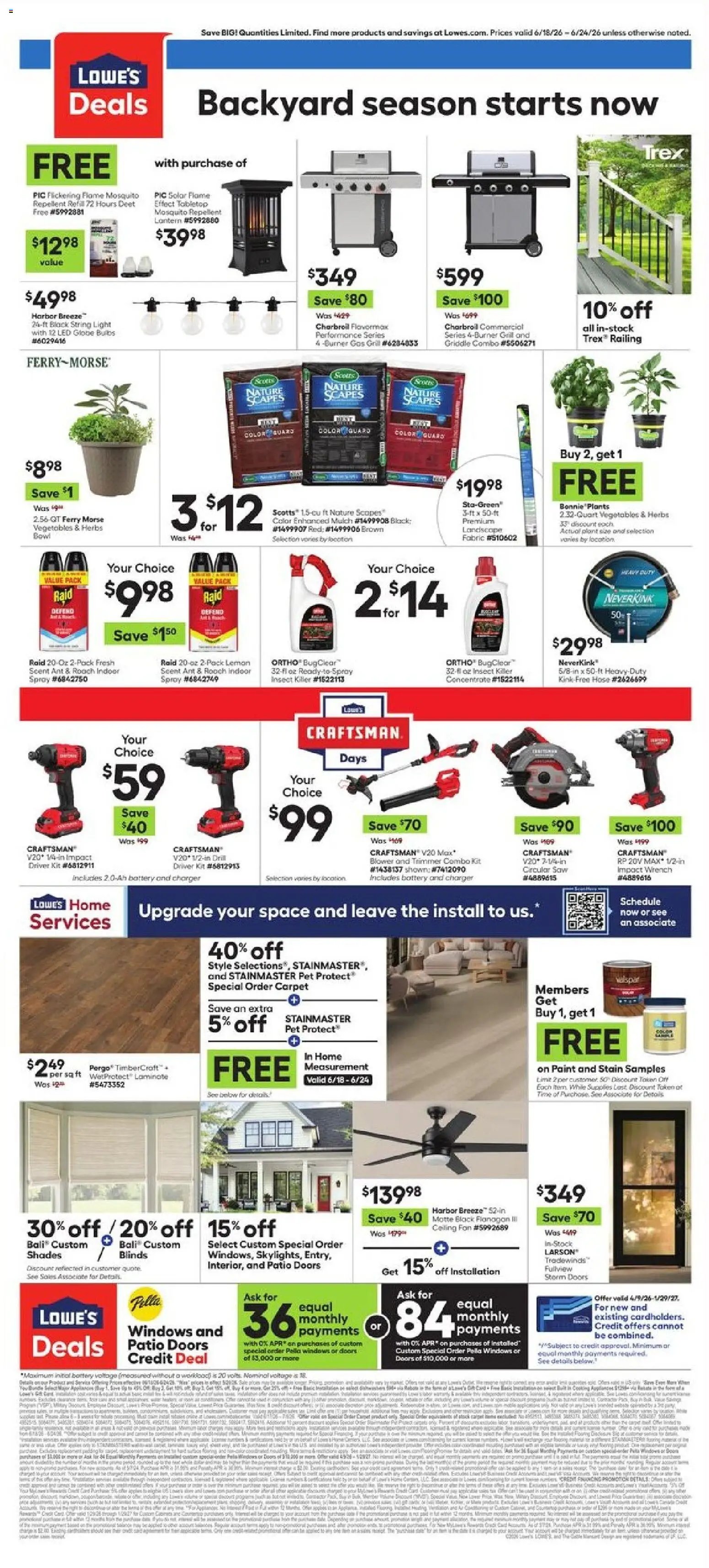 Lowe's offer from 06/18/2026 Lowe's Weekly Ad