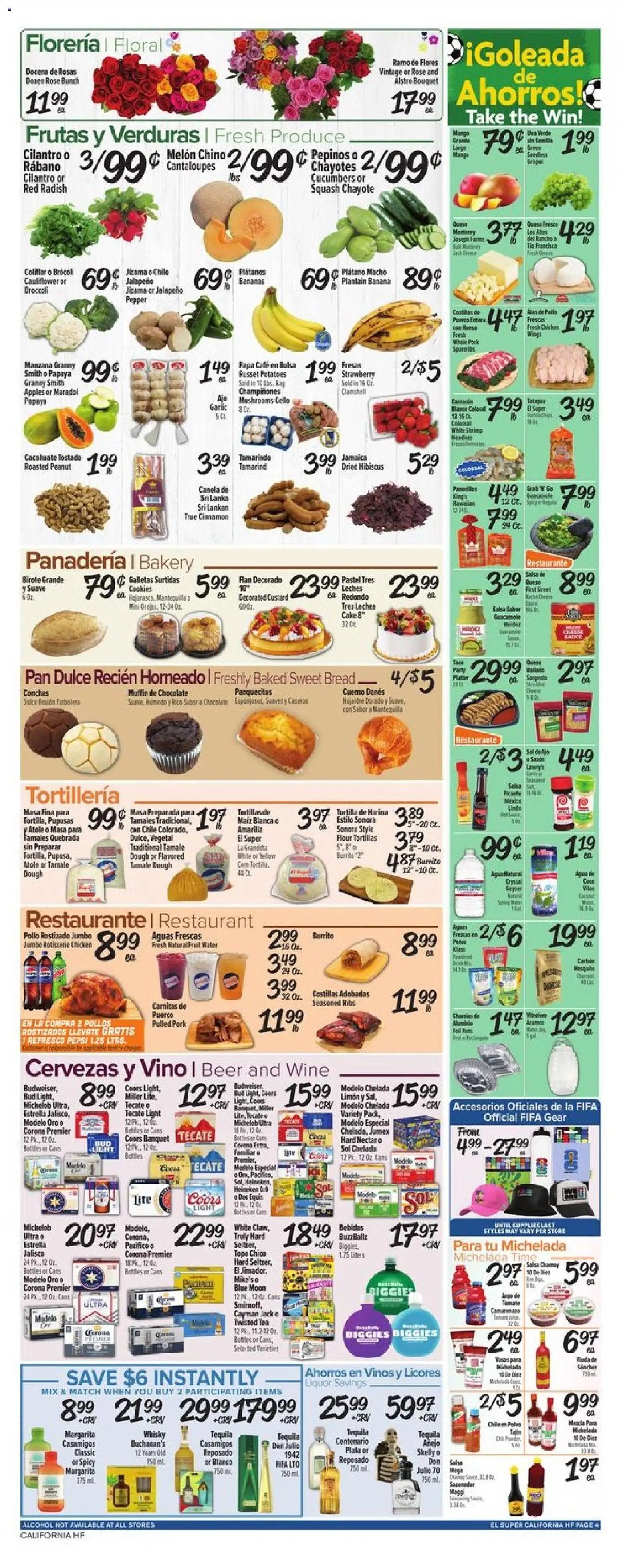 El Super offer from 06/10/2026 El Super Weekly Ad - CA