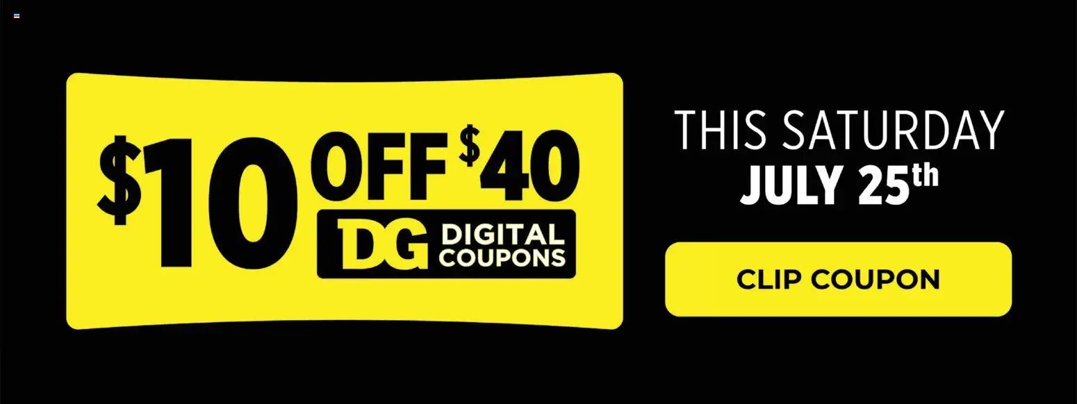 Dollar General offer from 07/19/2026 Dollar General Weekly Ad