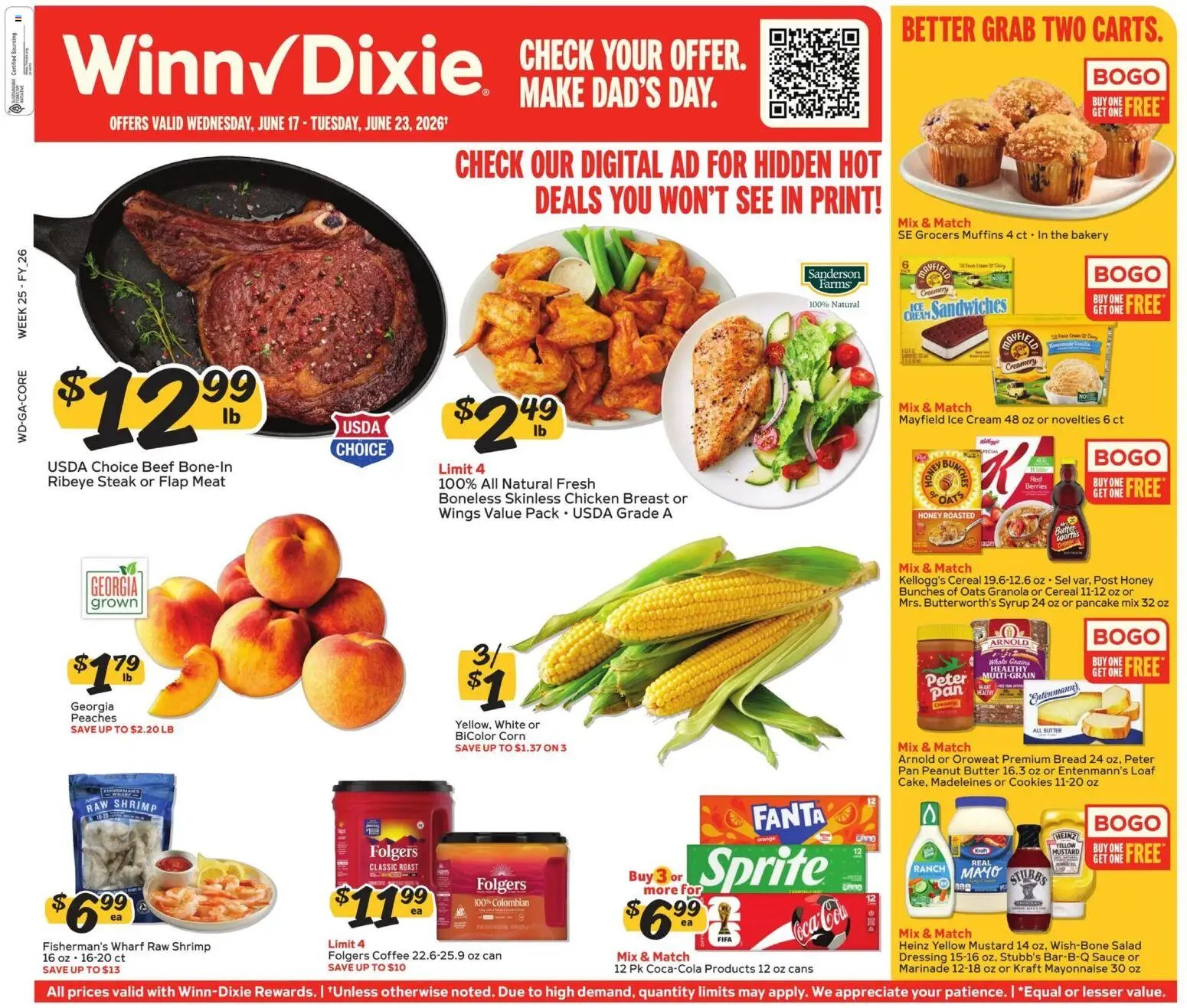 Winn Dixie offer from 06/17/2026 Winn Dixie Weekly Ad