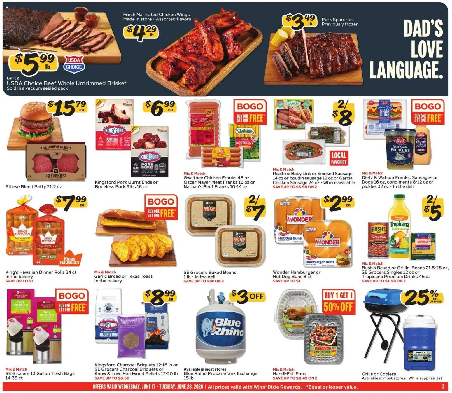 Winn Dixie offer from 06/17/2026 Winn Dixie Weekly Ad