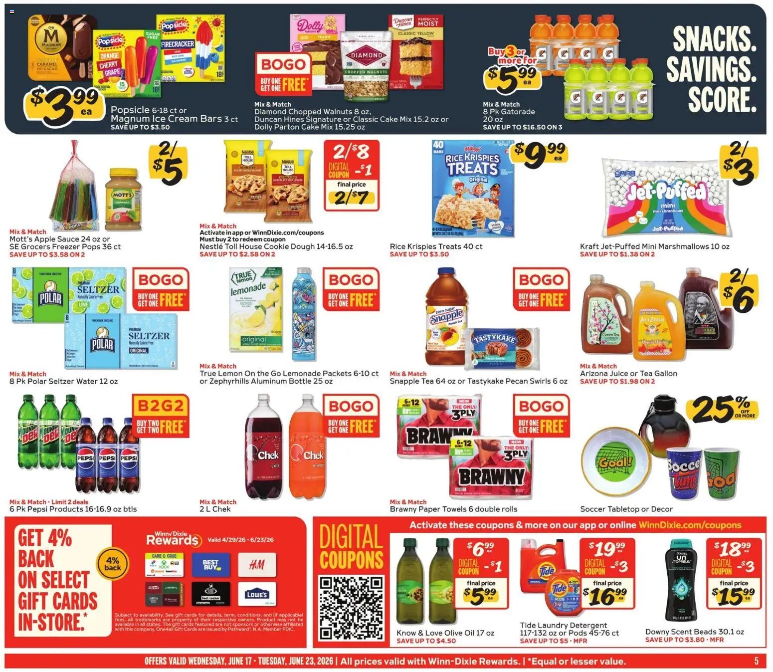 Winn Dixie offer from 06/17/2026 Winn Dixie Weekly Ad