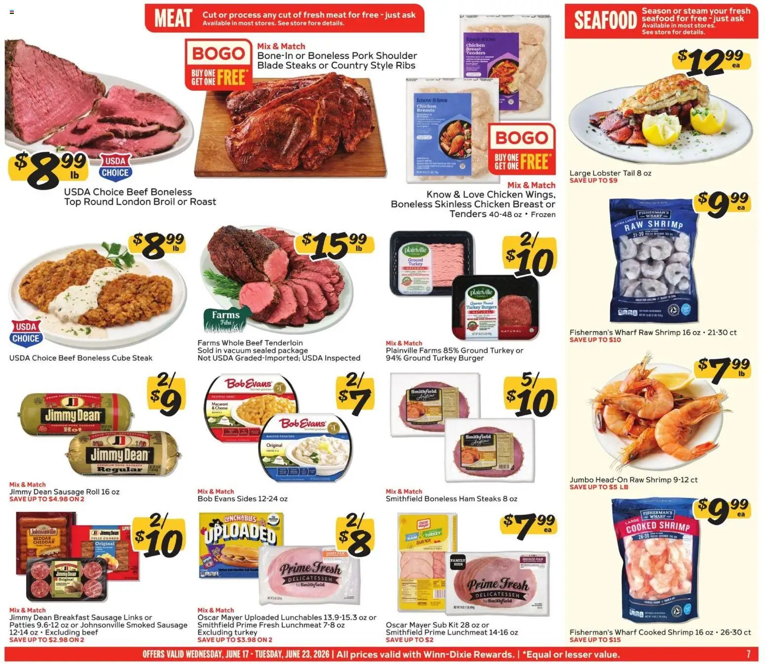 Winn Dixie offer from 06/17/2026 Winn Dixie Weekly Ad