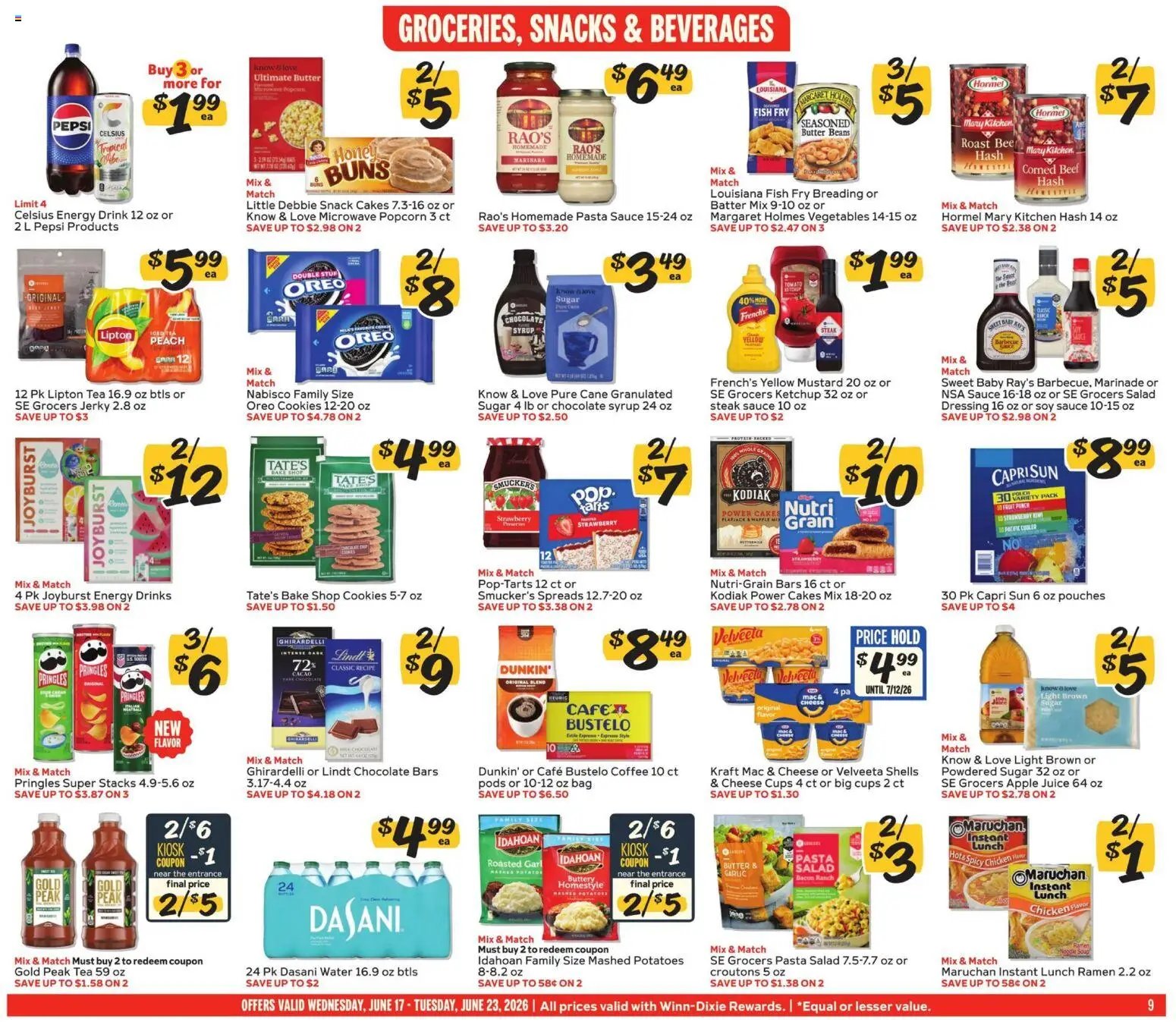 Winn Dixie offer from 06/17/2026 Winn Dixie Weekly Ad