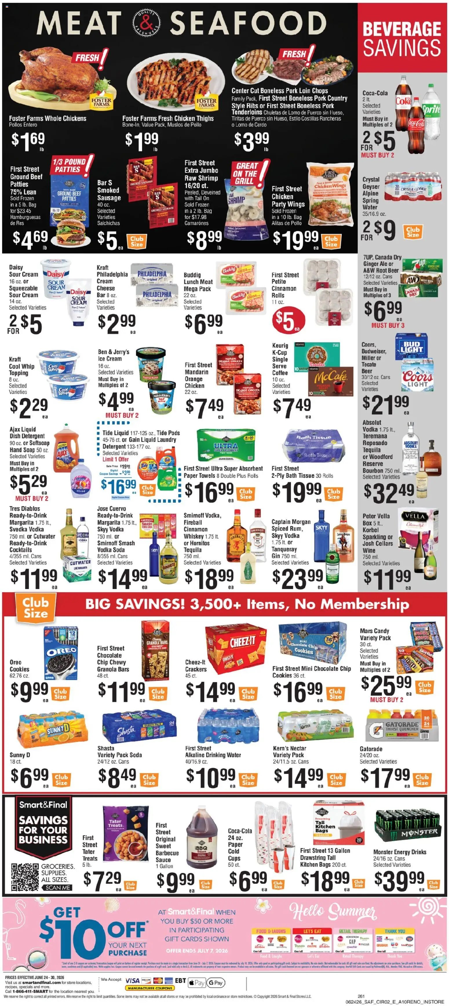 Smart & Final offer from 06/24/2026 Smart & Final Weekly Ad