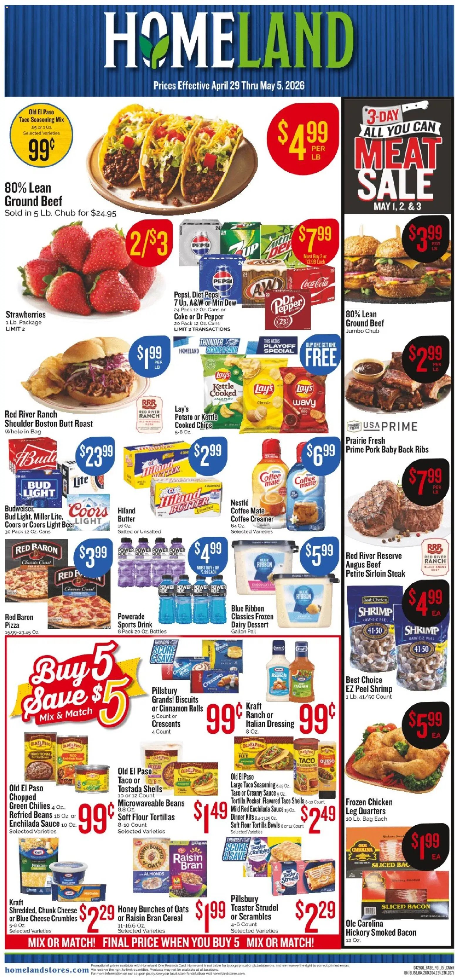 Homeland offer from 04/29/2026 Homeland Weekly Ad