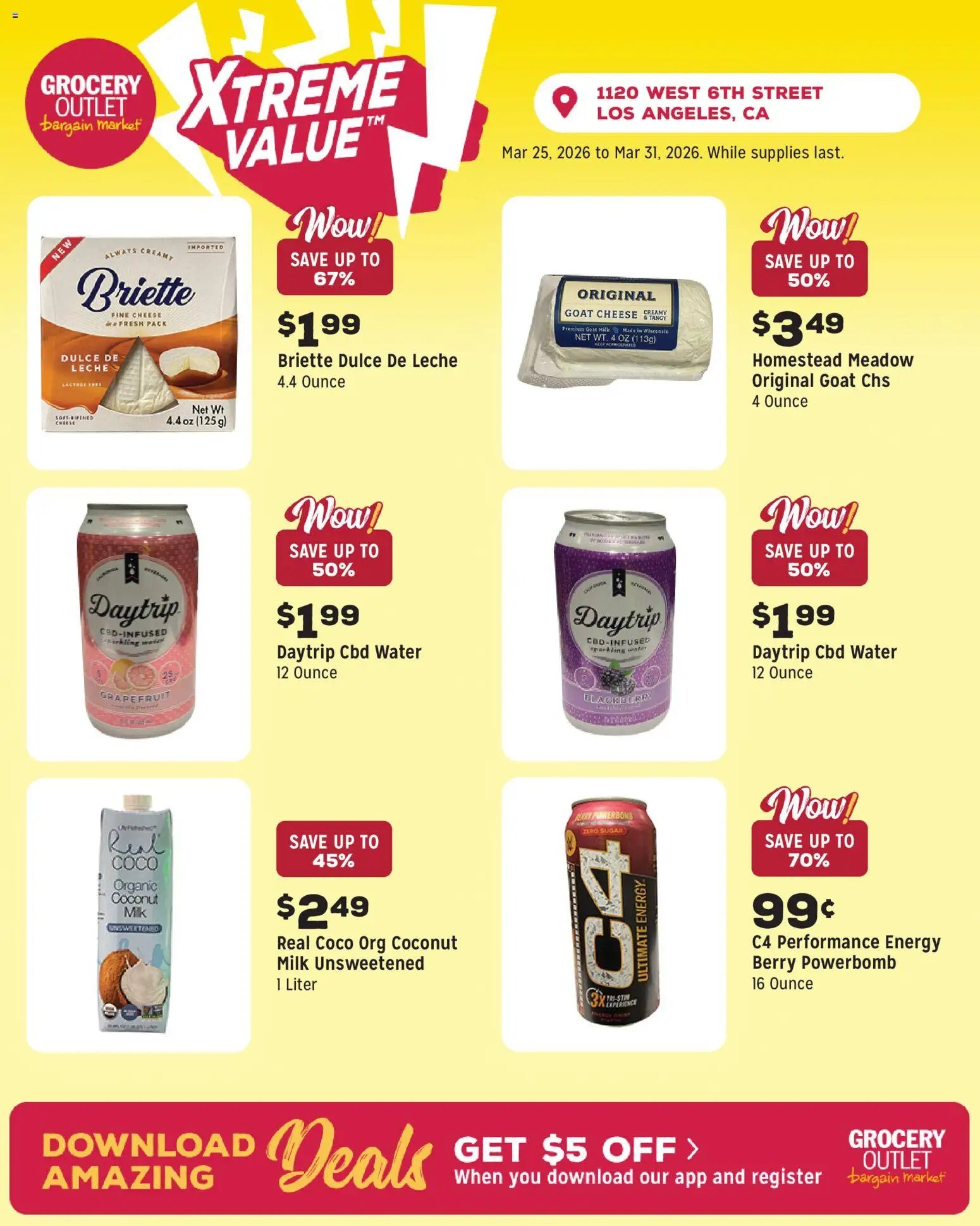 Grocery Outlet offer from 03/25/2026 Grocery Outlet Weekly Ad - CA