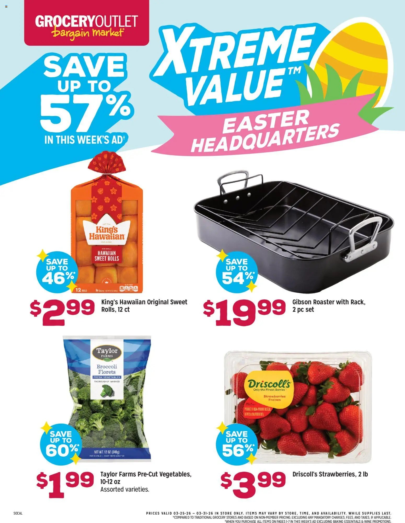 Grocery Outlet offer from 03/25/2026 Grocery Outlet Weekly Ad - CA