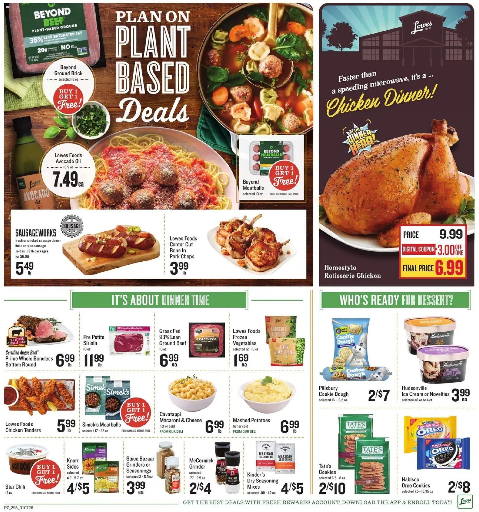 Lowes Foods offer from 01/07/2026 Weekly Ad - SC