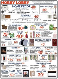 Hobby Lobby offer from 03/22/2026 Hobby Lobby Weekly Ad