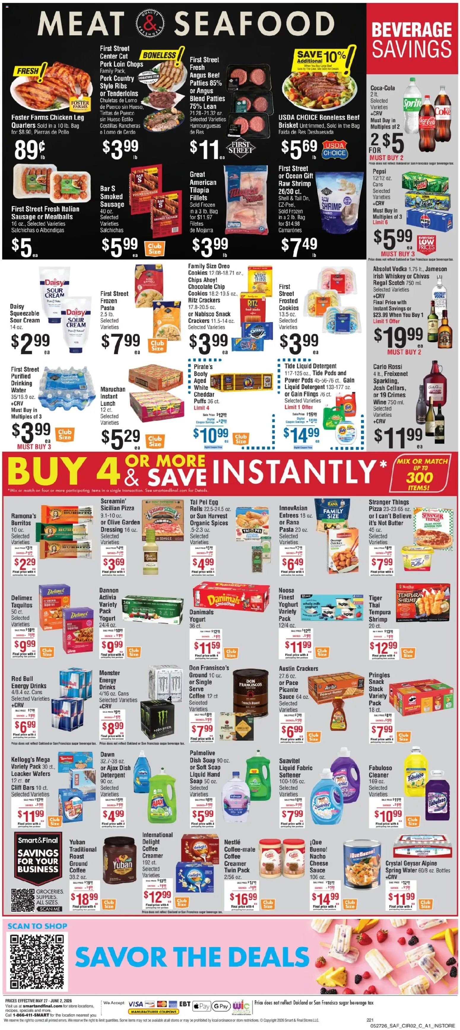 Smart & Final offer from 05/27/2026 Smart & Final Weekly Ad