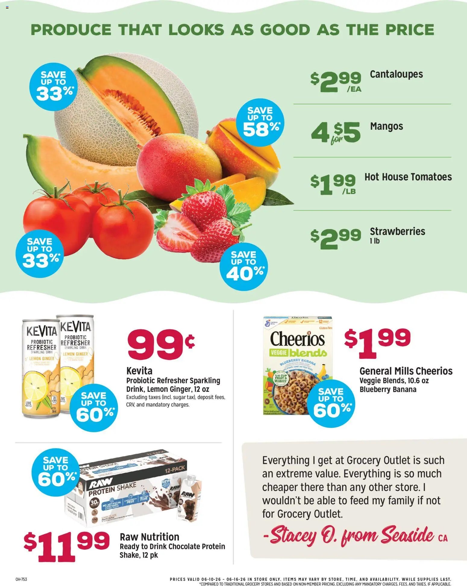 Grocery Outlet offer from 06/10/2026 Grocery Outlet Weekly Ad - OH