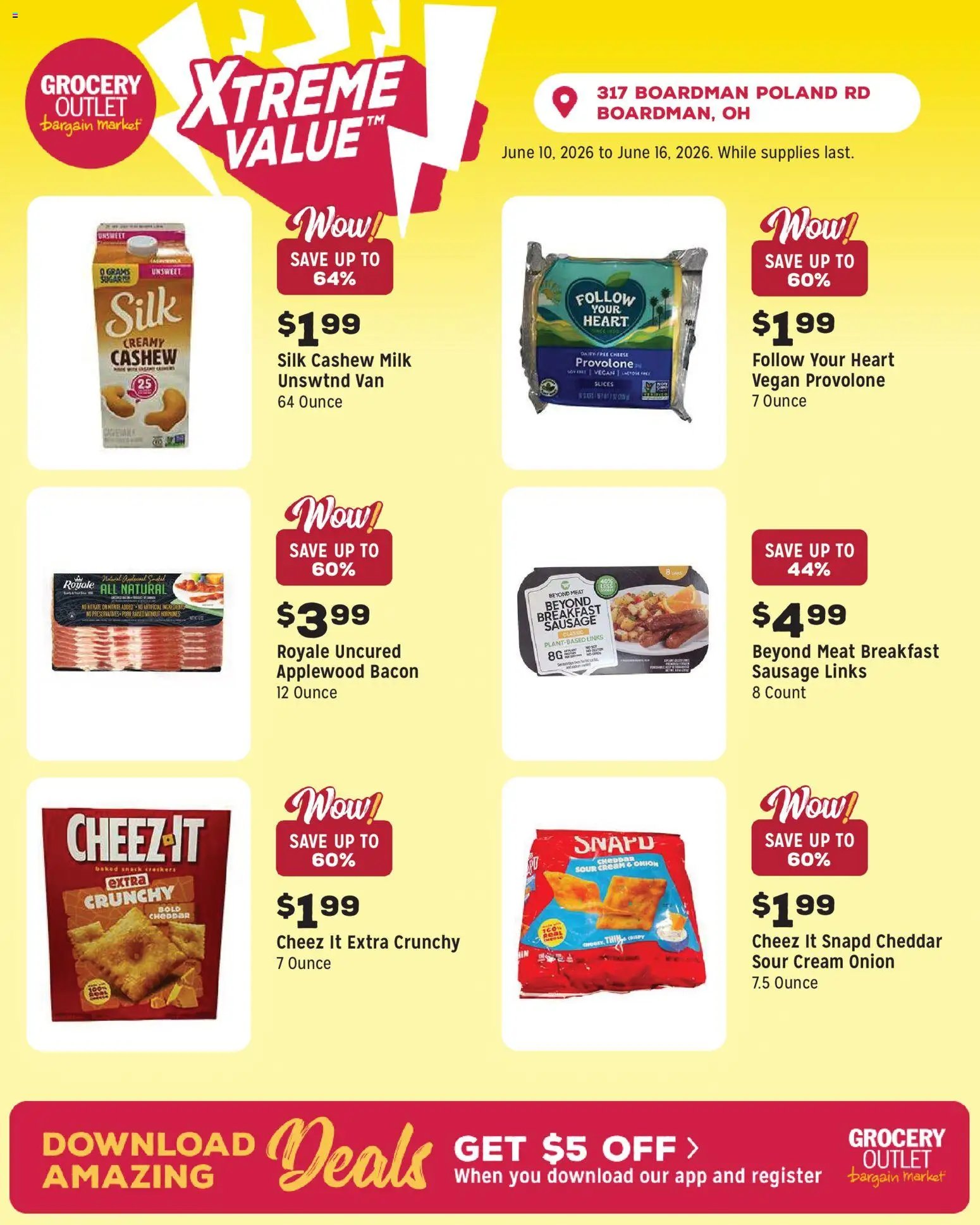 Grocery Outlet offer from 06/10/2026 Grocery Outlet Weekly Ad - OH