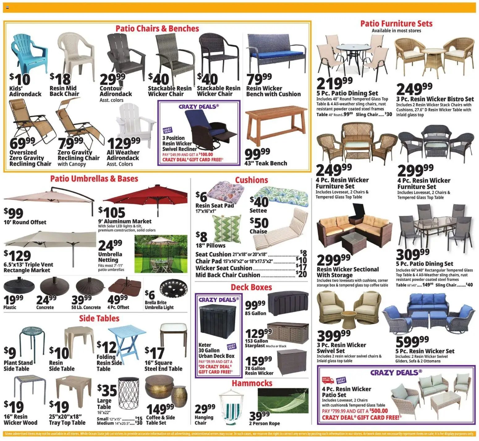 Ocean State Job Lot offer from 06/11/2026 Ocean State Job Lot Weekly Ad