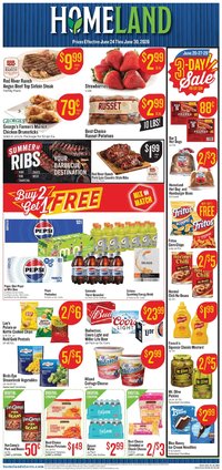 Homeland offer from 06/24/2026 Homeland Weekly Ad