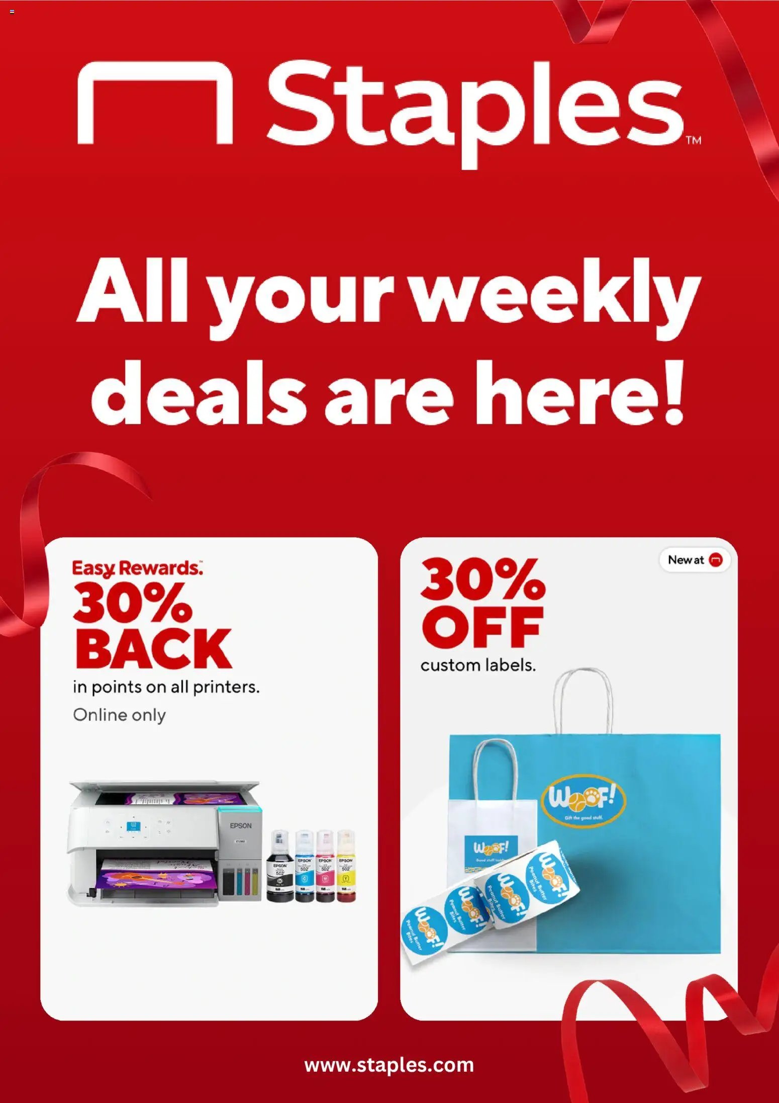 Staples offer from 09/06/2026 Staples Weekly Ad
