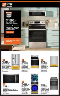 Home Depot offer from 06/29/2026 Home Depot Shop Pro Ad