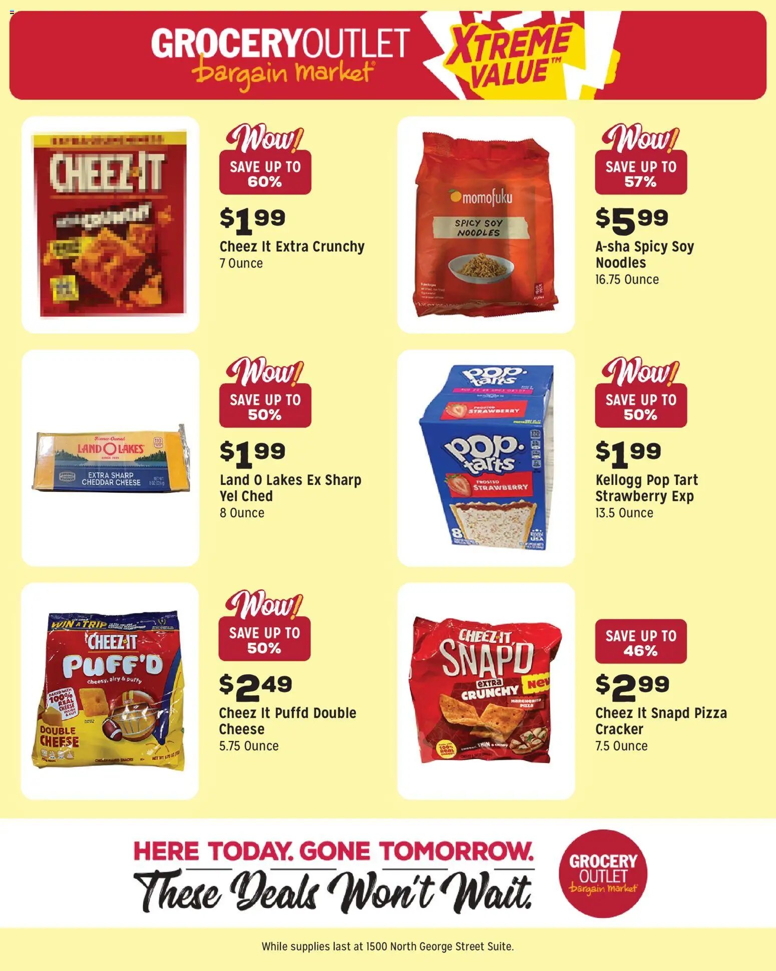 Grocery Outlet offer from 03/25/2026 Grocery Outlet Weekly Ad - PA