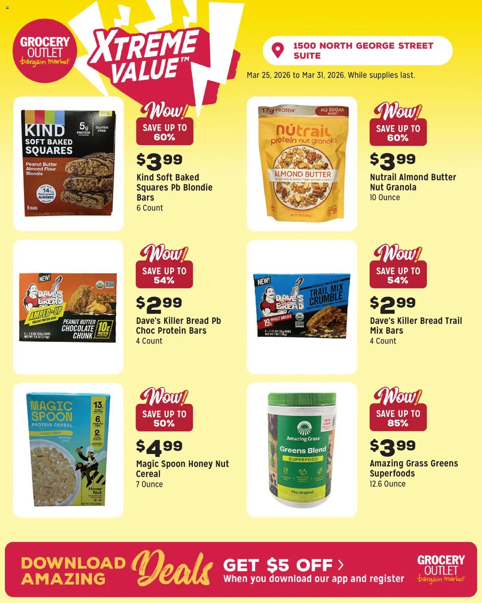 Grocery Outlet offer from 03/25/2026 Grocery Outlet Weekly Ad - PA