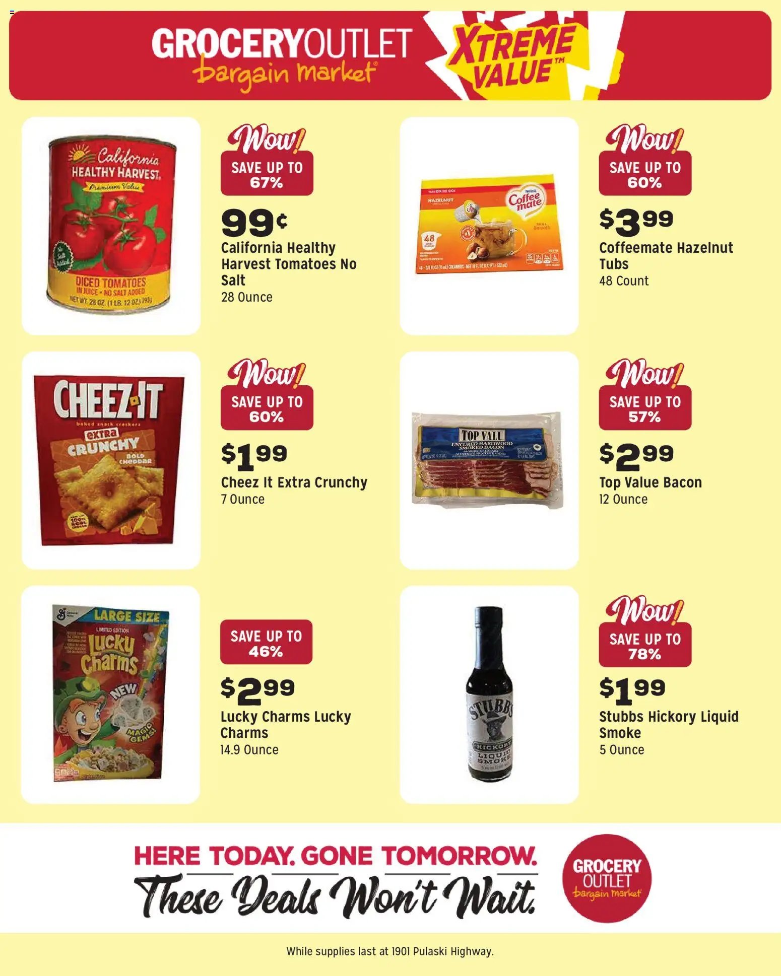 Grocery Outlet offer from 06/10/2026 Grocery Outlet Weekly Ad - MD