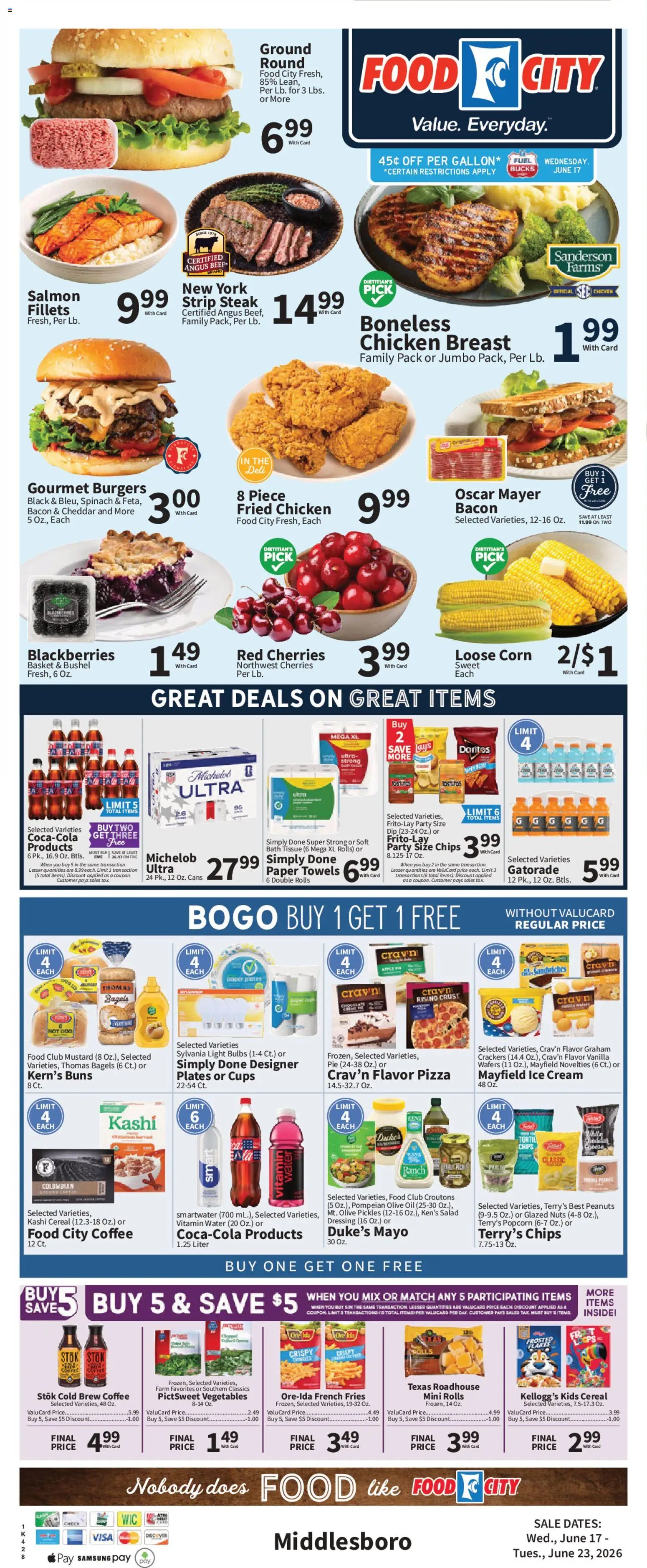 Food City offer from 06/17/2026 Food City Weekly Ad