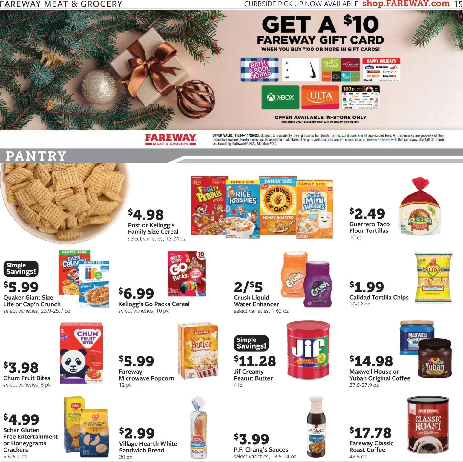 Fareway offer from 11/24/2025 Weekly Ad