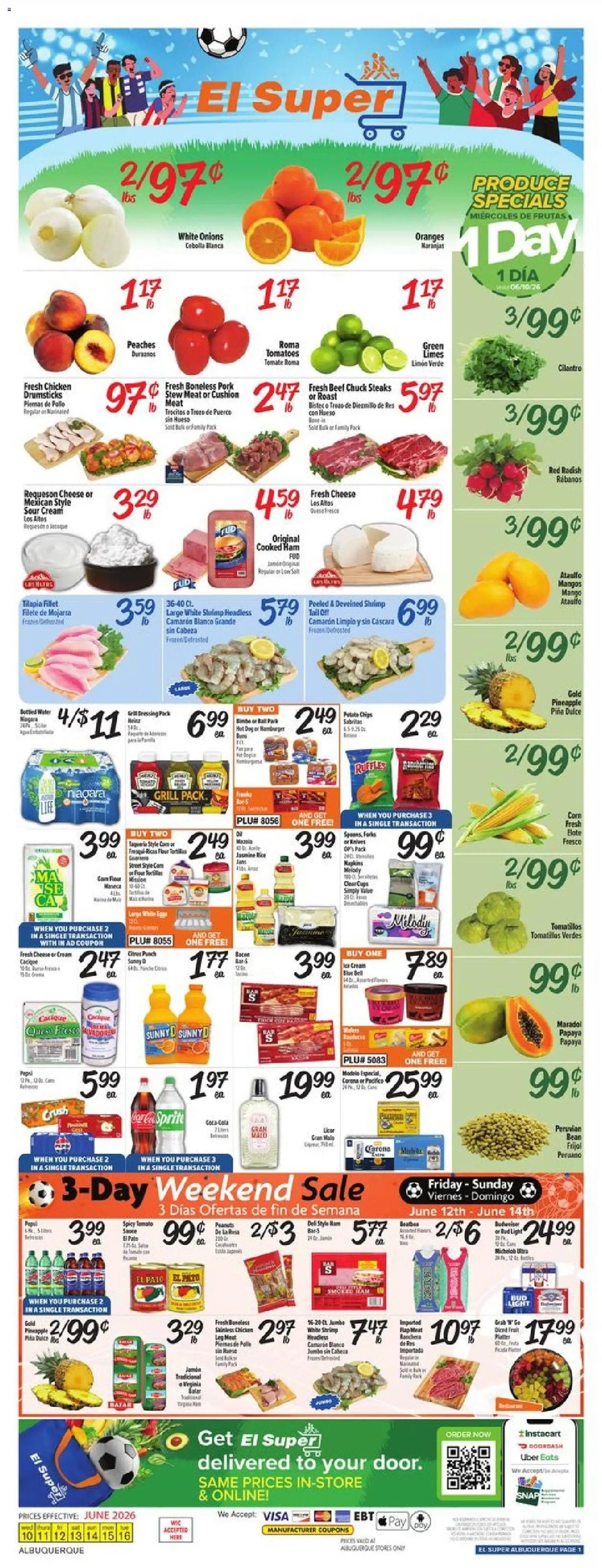 El Super offer from 06/10/2026 El Super Weekly Ad - NM