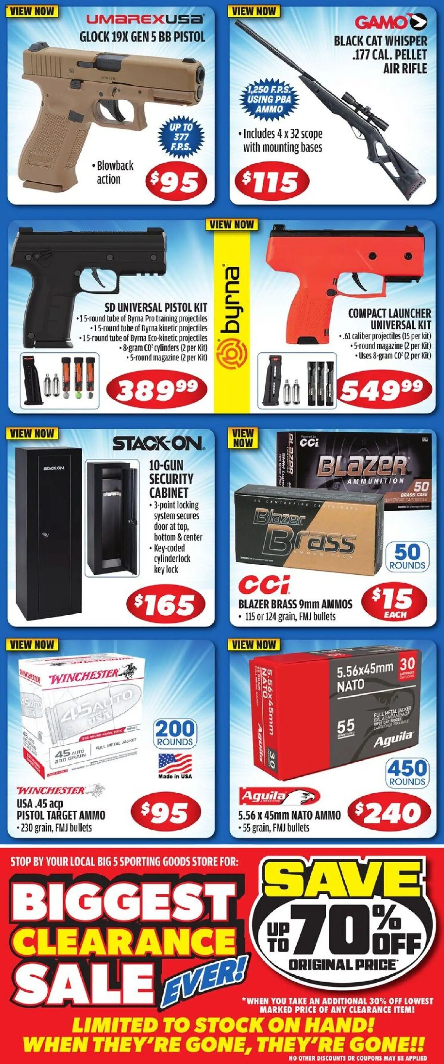 Big 5 Sporting Goods offer from 01/09/2026 Weekly Ad