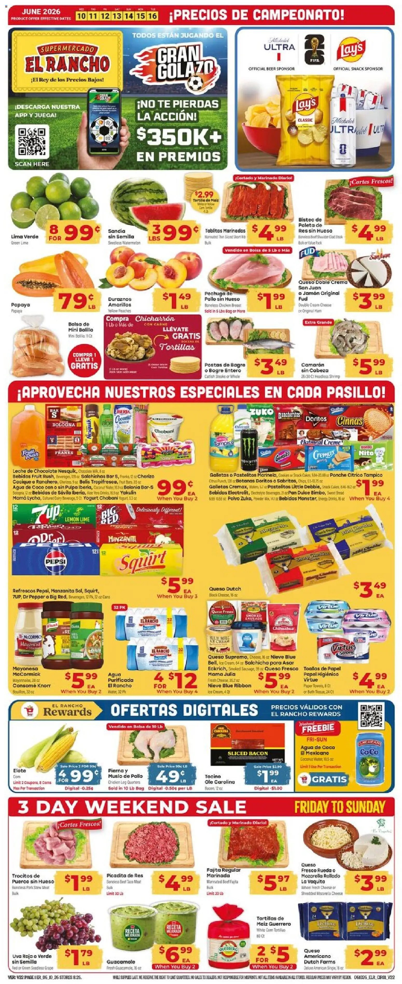 El Rancho offer from 06/10/2026 El Rancho Weekly Ad