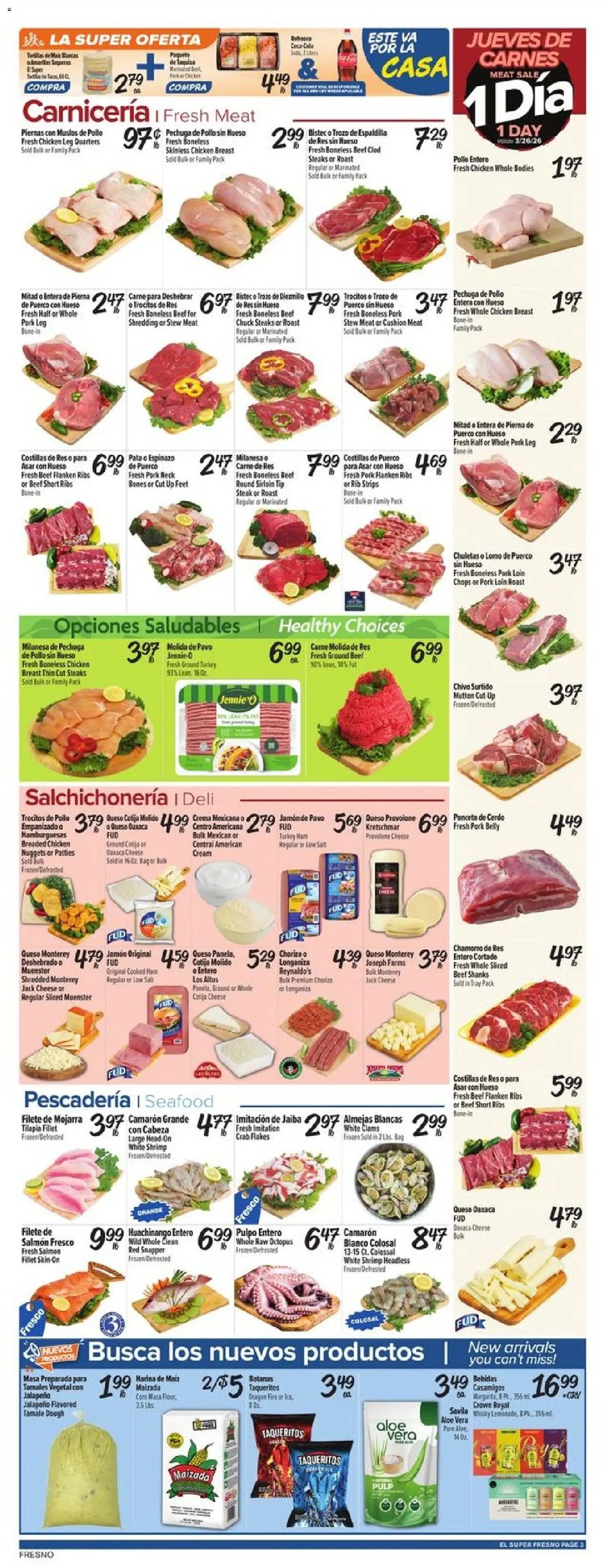 El Super offer from 03/25/2026 El Super Weekly Ad - CA