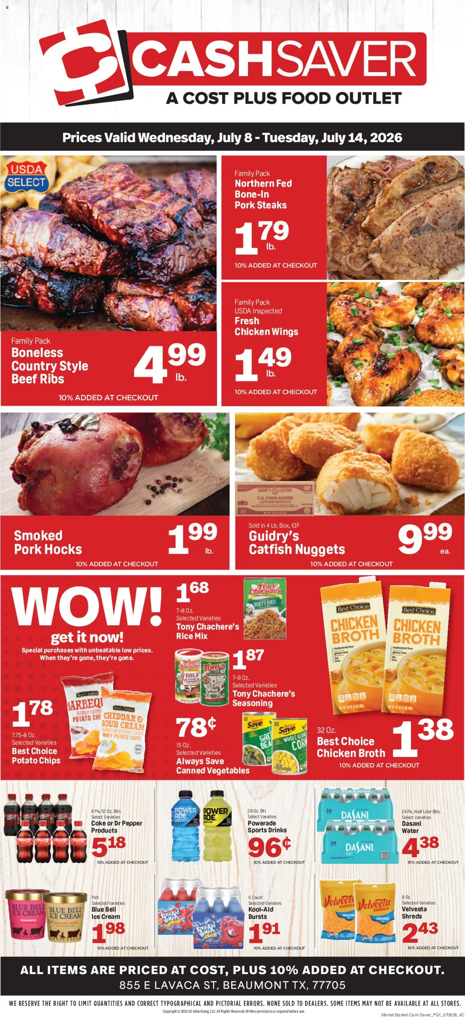 Market Basket offer from 07/08/2026 Market Basket Cash Saver