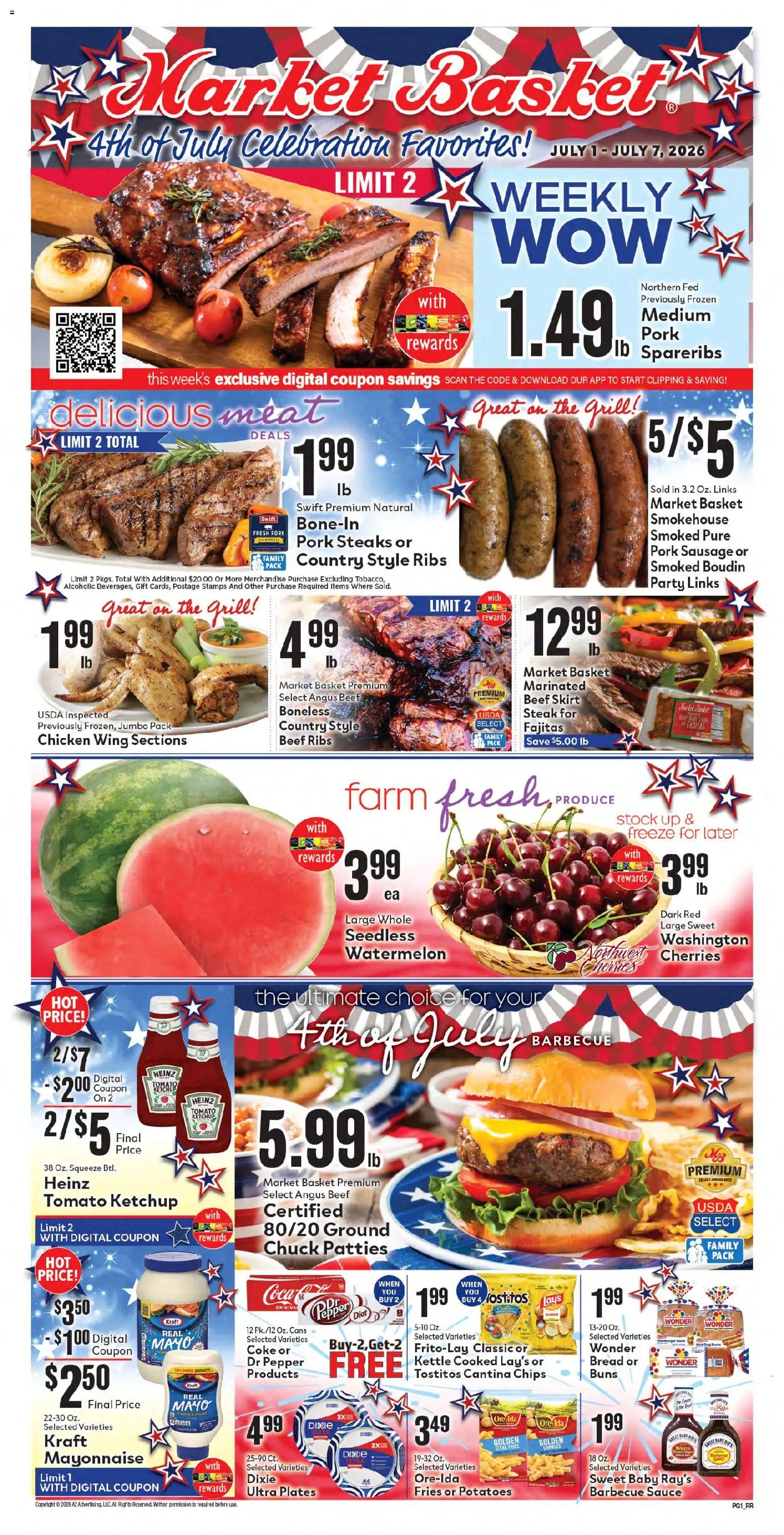 Market Basket offer from 07/01/2026 Market Basket Weekly Ad