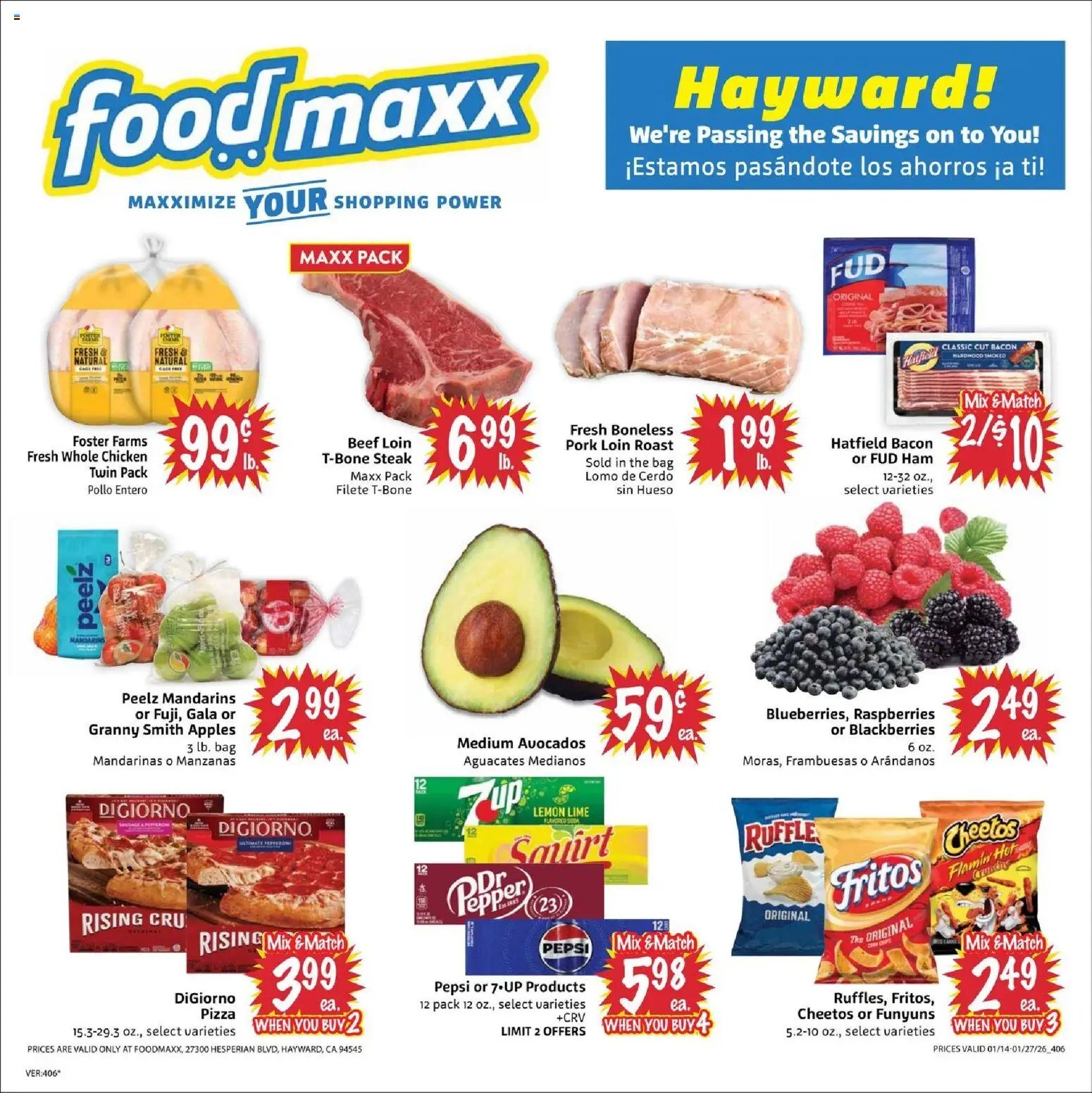 FoodMaxx offer from 01/14/2026 Weekly Ad - CA