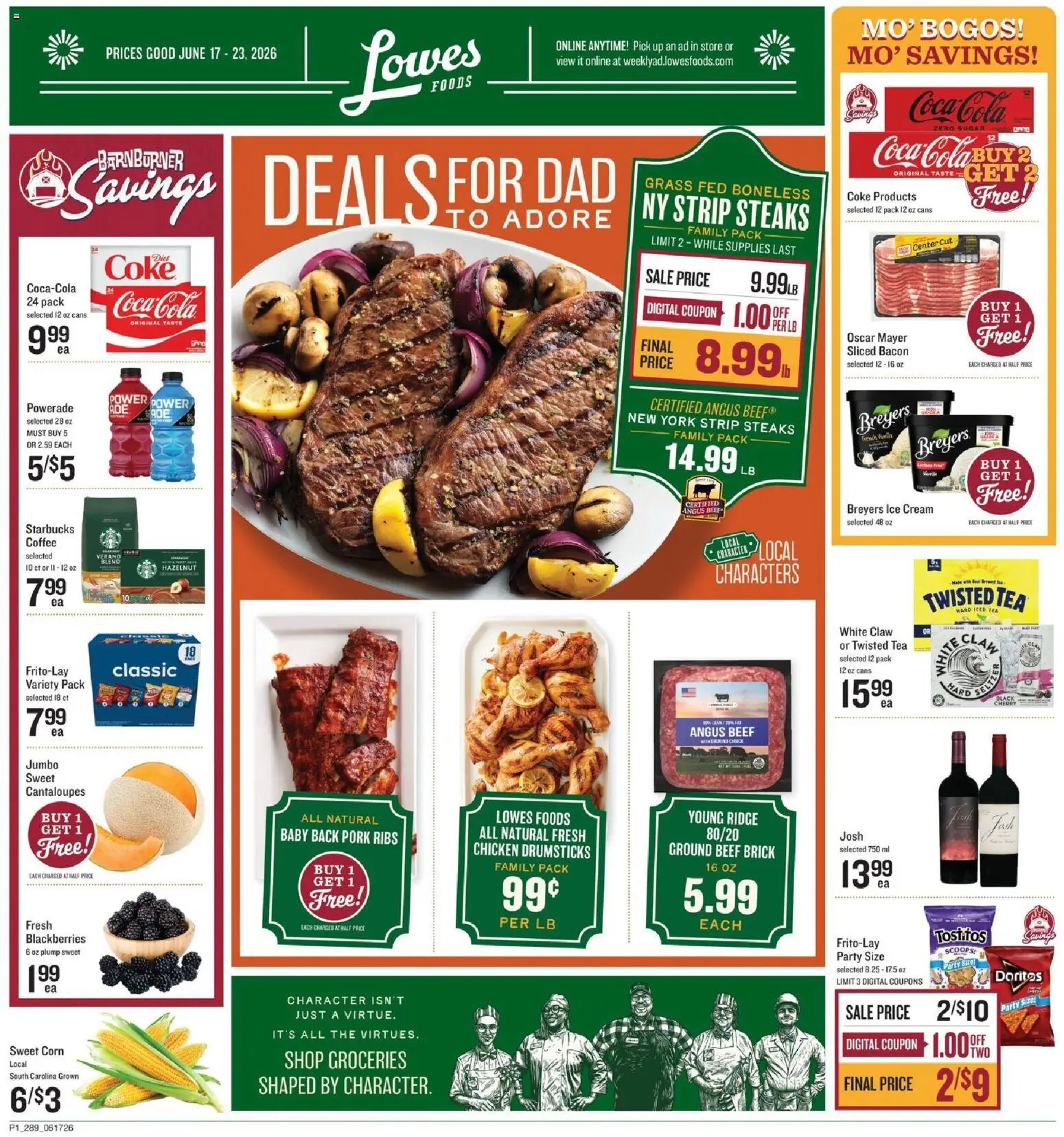 Lowes Foods offer from 06/17/2026 Lowes Foods Weekly Ad - GA