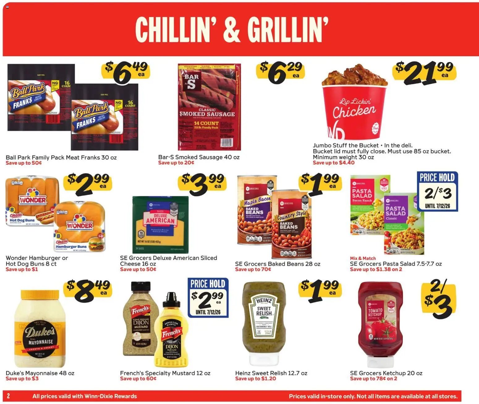 Winn Dixie offer from 06/24/2026 Winn Dixie In-Store Flyer