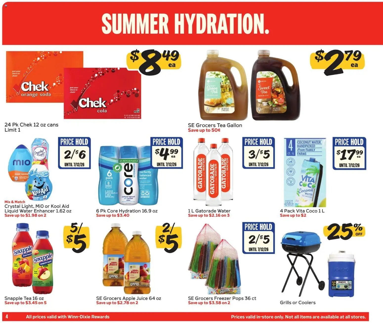 Winn Dixie offer from 06/24/2026 Winn Dixie In-Store Flyer